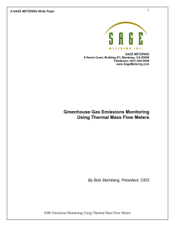Greenhouse Gas Emissions Monitoring Using