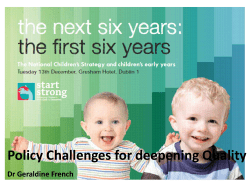 Geraldine French - Quality in an Irish Context
