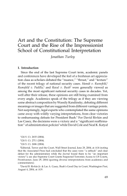Art and the Constitution
