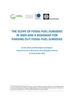 THE SCOPE O IN 2009 A PHASING OU OF FOSSIL