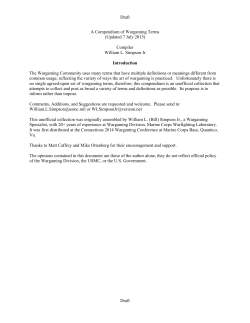 A Compendium of Wargaming Terms