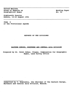 United Nations Group of Experts on Geographical Names Working