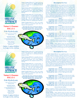 Nature`s Essence FH 2-3-1 Fish Hydrolysate