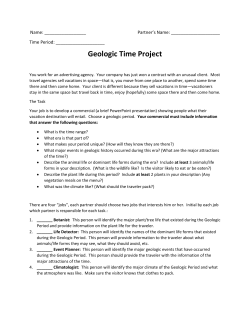 Geologic Time Project