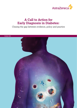A Call to Action for Early Diagnosis in Diabetes: