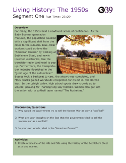 Living History: The 1950s