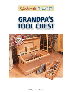 Grandpa`s tool chest
