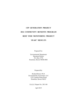 cip generation project 2014 community benefits