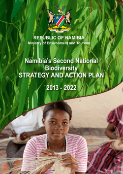 Namibia`s Second National Biodiversity Strategy and Action Plan
