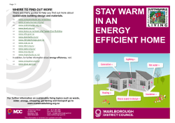 Stay Warm in an Energy Efficient Home (printable)