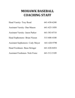 - Mason City Mohawk Baseball