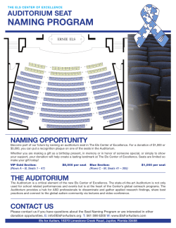 auditorium seat naming program contact us