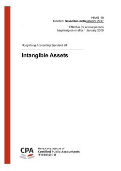 HKAS 38 Intangible Assets
