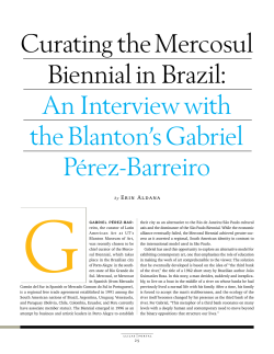 Curating the Mercosul Biennial in Brazil