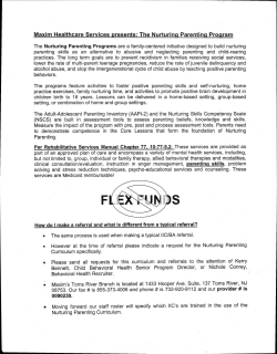 Maxim Healthcare Services presents: The Nurturing Parenting