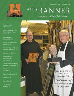 abbey banner - Saint John`s Abbey