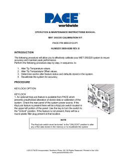 MBT 250 (PPS-85/85A) Calibration Kit Instructions