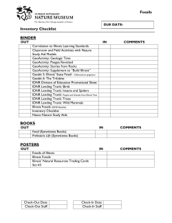 Illinois Fossils (IDNR