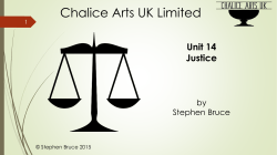 Unit 14 Justice – PDF Power Point by Stephen