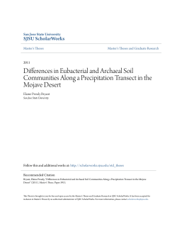 Differences in Eubacterial and Archaeal Soil Communities Along a