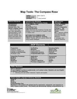 Map Tools: The Compass Rose - Arizona Geographic Alliance