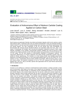 Evaluation of Anticorrosive Effect of Niobium Carbide Coating