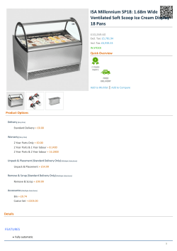 ISA Millennium SP18: 1.68m Wide Ventilated Soft Scoop