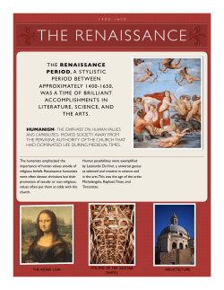 THE RENAISSANCE