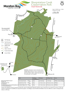 Sheepstation Creek - Trail Map