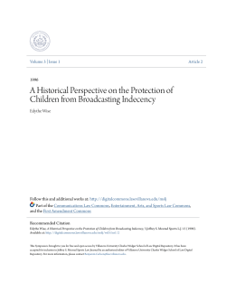 A Historical Perspective on the Protection of