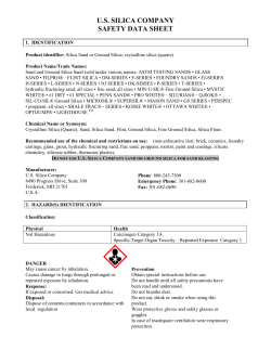 1. CHEMICAL PRODUCT AND COMPANY IDENTIFICATION
