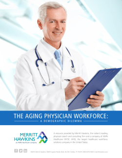 the aging physician workforce