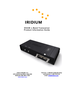 9522B L-Band Transceiver Product Information