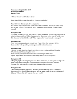 Master Harold and The Boys Essay