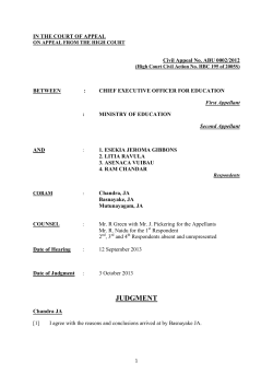 Chief Executive Officer for Education v Gibbons