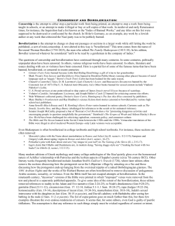 Censorship and Bowdlerization