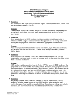 SRDI - New York State Homes and Community Renewal