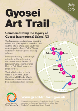 Gyosei Art Trail - Milton Keynes Council