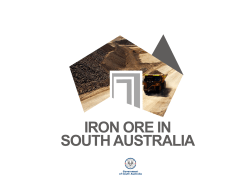 iron ore in south australia - Investment Attraction South Australia