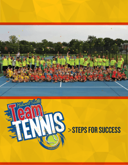 steps for success - Midwest Team Tennis