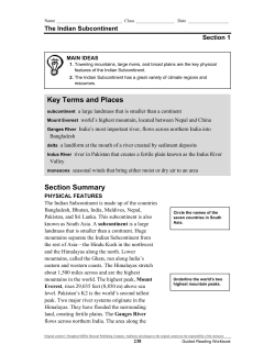 Key Terms And Places - Houghton Mifflin Harcourt