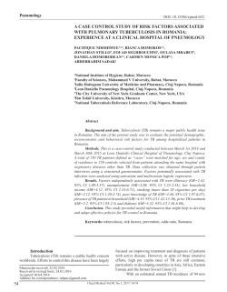 54 a case control study of risk factors associated