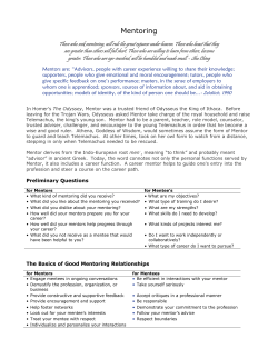 Mentoring - University of Washington