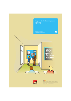 Designing Quality Learning Spaces: Lighting