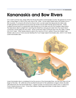 Kananaskis and Bow Rivers