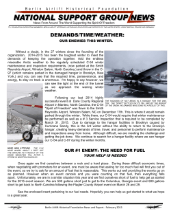 BAHF SPRING 2015 (1) - Berlin Airlift Historical Foundation