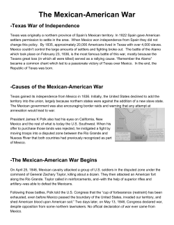 The Mexican-American War