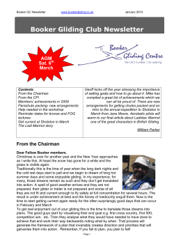 January - Booker Gliding Club
