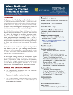 When National Security Trumps Individual Rights