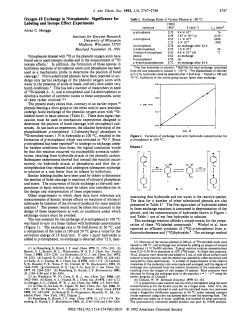 Oxygen- 18 Exchange in Nitrophenols